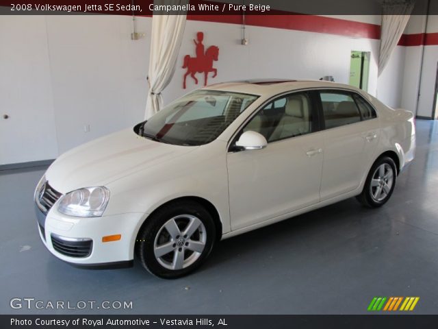 2008 Volkswagen Jetta SE Sedan in Campanella White