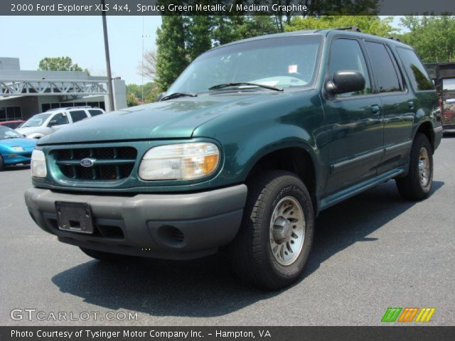 2000 Ford Explorer XLS 4x4 in Spruce Green Metallic