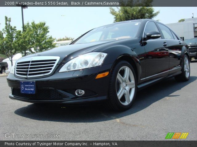2008 Mercedes-Benz S 550 Sedan in Black