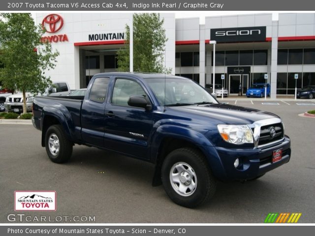 2007 Toyota Tacoma V6 Access Cab 4x4 in Indigo Ink Pearl