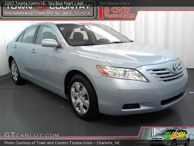 2007 Toyota Camry LE in Sky Blue Pearl