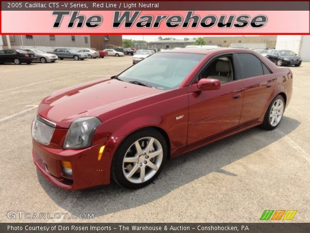 2005 Cadillac CTS -V Series in Red Line