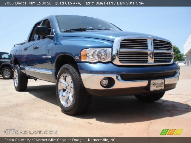 2005 Dodge Ram 1500 SLT Quad Cab 4x4 in Patriot Blue Pearl