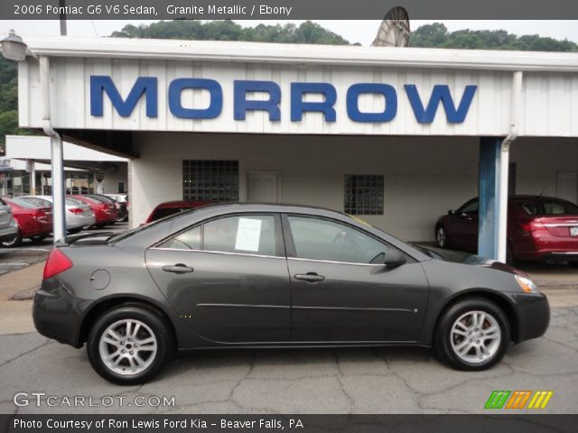 2006 Pontiac G6 V6 Sedan in Granite Metallic