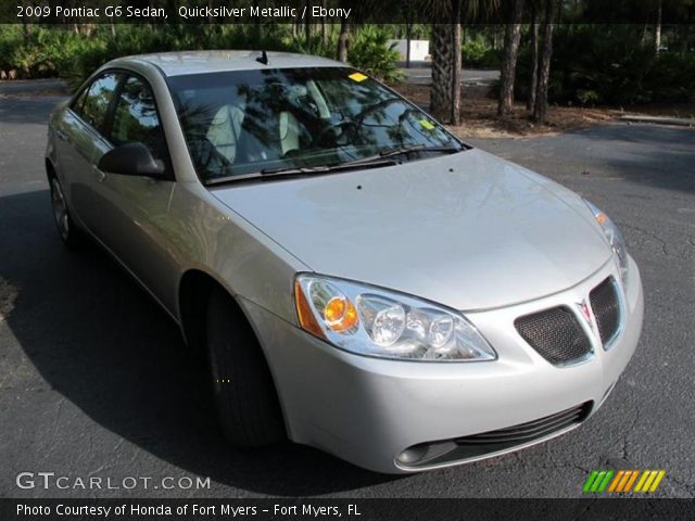 2009 Pontiac G6 Sedan in Quicksilver Metallic