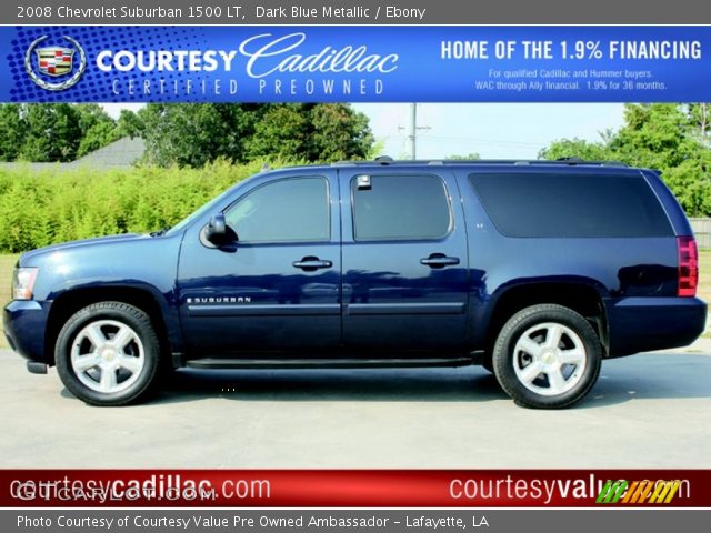 2008 Chevrolet Suburban 1500 LT in Dark Blue Metallic