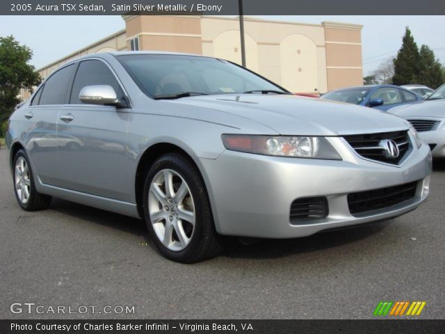 2005 Acura TSX Sedan in Satin Silver Metallic