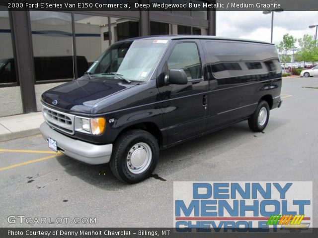 2000 Ford E Series Van E150 Commercial in Deep Wedgewood Blue Metallic