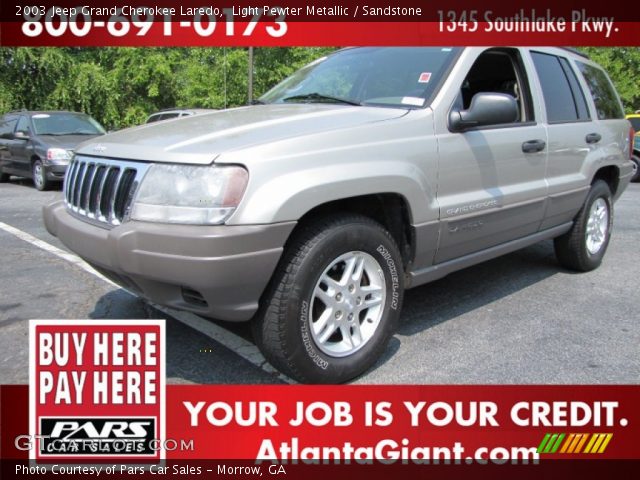 2003 Jeep Grand Cherokee Laredo in Light Pewter Metallic