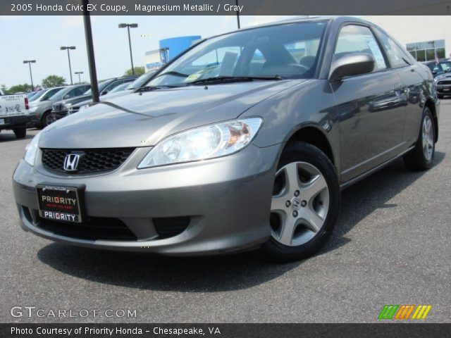 2005 Honda Civic EX Coupe in Magnesium Metallic