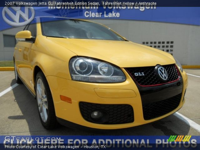 2007 Volkswagen Jetta GLI Fahrenheit Edition Sedan in Fahrenheit Yellow