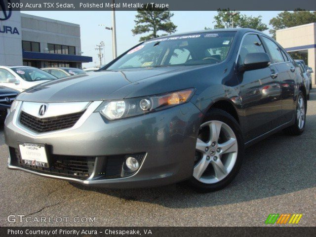 2009 Acura TSX Sedan in Polished Metal Metallic