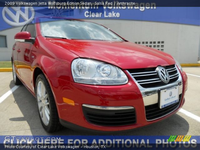 2009 Volkswagen Jetta Wolfsburg Edition Sedan in Salsa Red