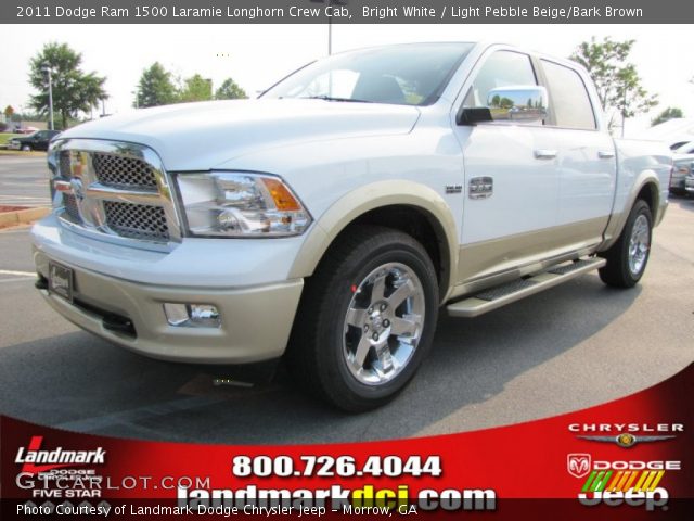 2011 Dodge Ram 1500 Laramie Longhorn Crew Cab in Bright White