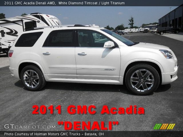 2011 GMC Acadia Denali AWD in White Diamond Tintcoat