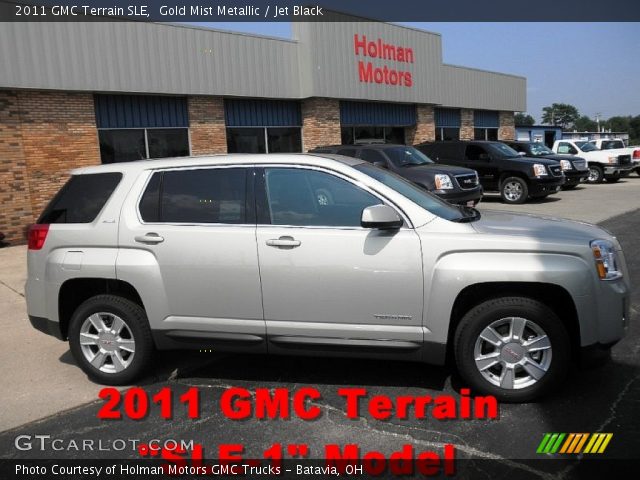 2011 GMC Terrain SLE in Gold Mist Metallic