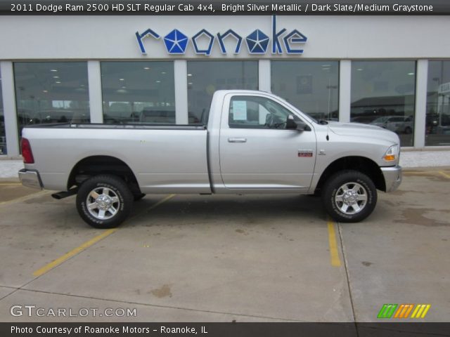 2011 Dodge Ram 2500 HD SLT Regular Cab 4x4 in Bright Silver Metallic