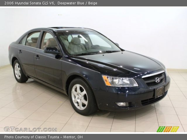 2006 Hyundai Sonata GLS V6 in Deepwater Blue