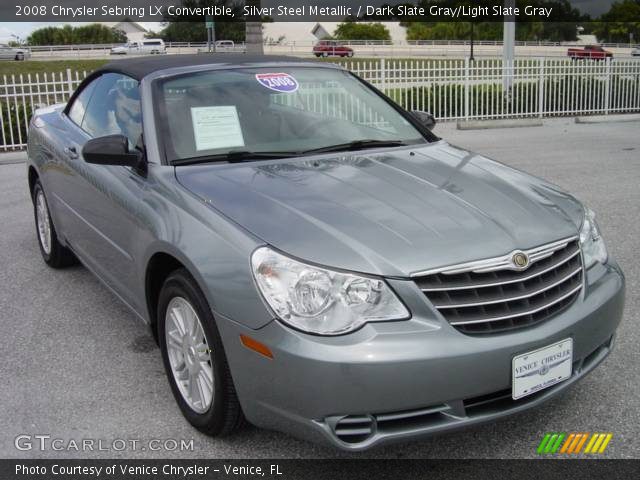 2008 Chrysler Sebring LX Convertible in Silver Steel Metallic