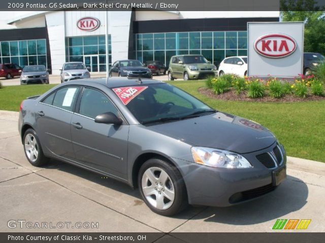 2009 Pontiac G6 Sedan in Dark Steel Gray Metallic