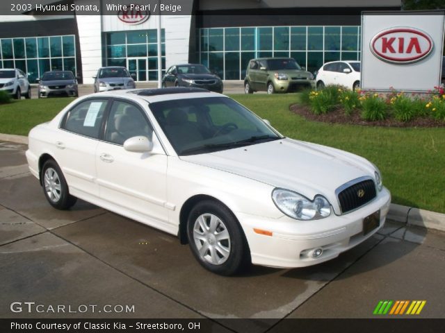 2003 Hyundai Sonata  in White Pearl