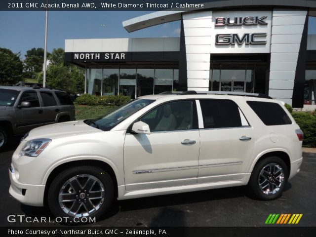 2011 GMC Acadia Denali AWD in White Diamond Tintcoat