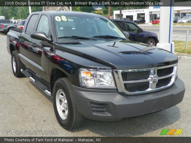 2008 Dodge Dakota ST Crew Cab 4x4 in Brilliant Black