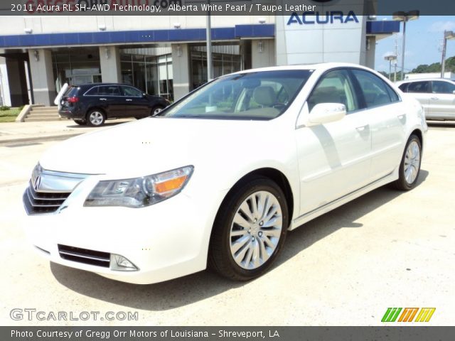 2011 Acura RL SH-AWD Technology in Alberta White Pearl