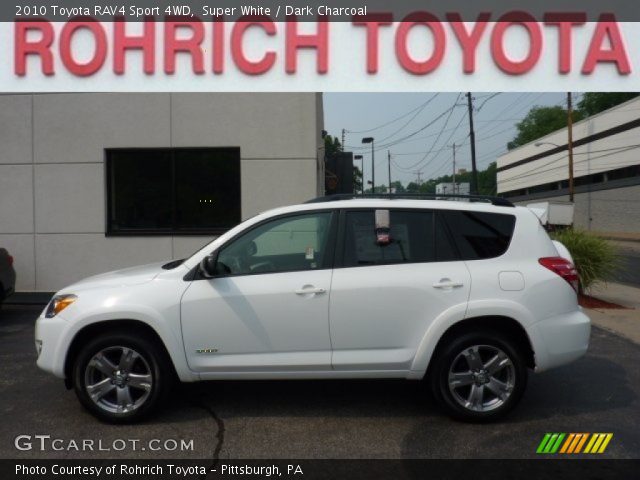 2010 Toyota RAV4 Sport 4WD in Super White