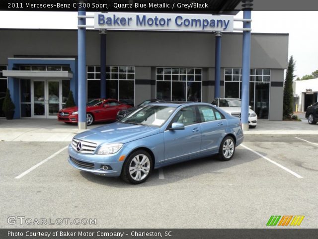2011 Mercedes-Benz C 300 Sport in Quartz Blue Metallic