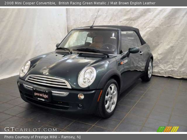 2008 Mini Cooper Convertible in British Racing Green Metallic