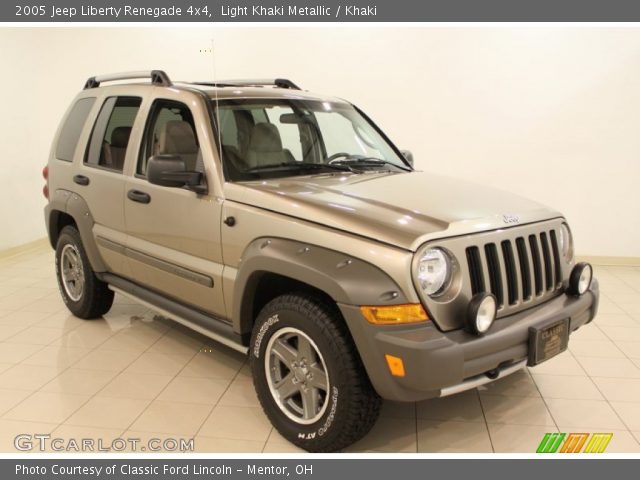 2005 Jeep Liberty Renegade 4x4 in Light Khaki Metallic