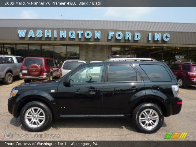 2009 Mercury Mariner V6 Premier 4WD in Black