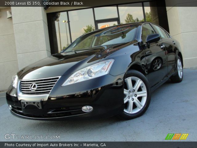 2008 Lexus ES 350 in Obsidian Black