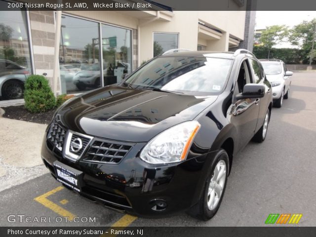 2008 Nissan Rogue SL AWD in Wicked Black