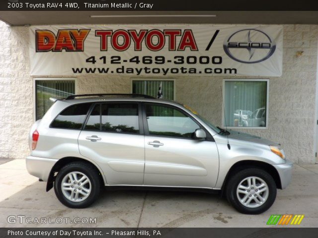 2003 Toyota RAV4 4WD in Titanium Metallic