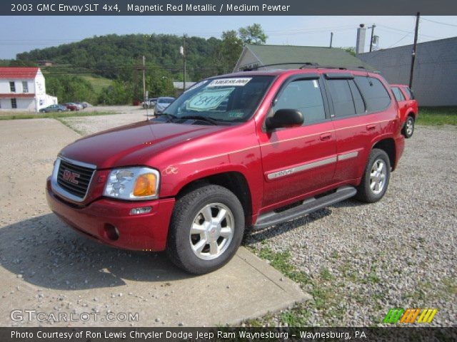 2003 GMC Envoy SLT 4x4 in Magnetic Red Metallic