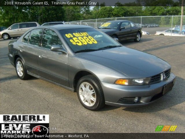 2003 Mitsubishi Galant ES in Titanium Gray Pearl