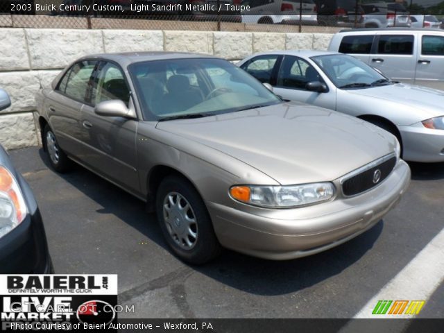 2003 Buick Century Custom in Light Sandrift Metallic