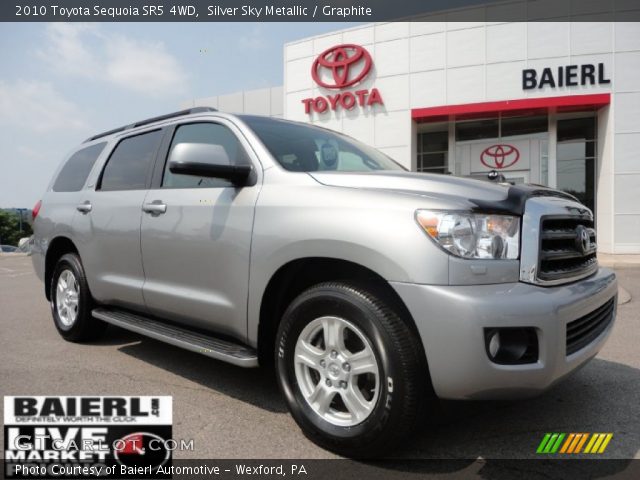 2010 Toyota Sequoia SR5 4WD in Silver Sky Metallic
