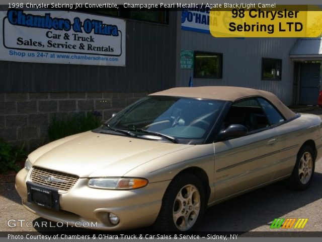 1998 Chrysler Sebring JXi Convertible in Champagne Pearl Metallic