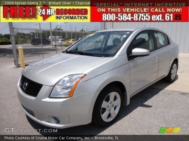 2009 Nissan Sentra 2.0 in Brilliant Silver