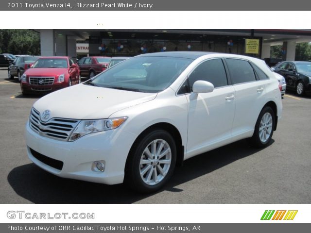 2011 Toyota Venza I4 in Blizzard Pearl White