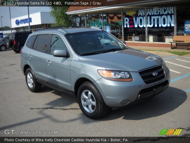 2007 Hyundai Santa Fe GLS 4WD in Platinum Sage