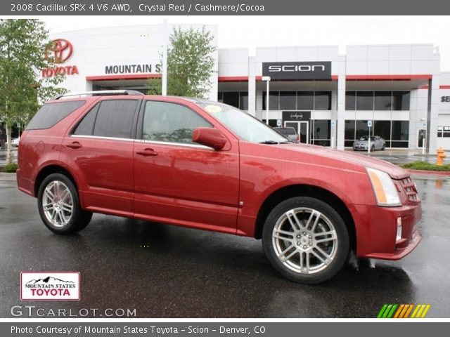 2008 Cadillac SRX 4 V6 AWD in Crystal Red