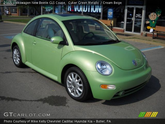 2005 Volkswagen New Beetle GLS Coupe in Cyber Green Metallic