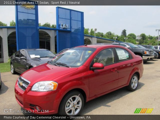 2011 Chevrolet Aveo LT Sedan in Sport Red