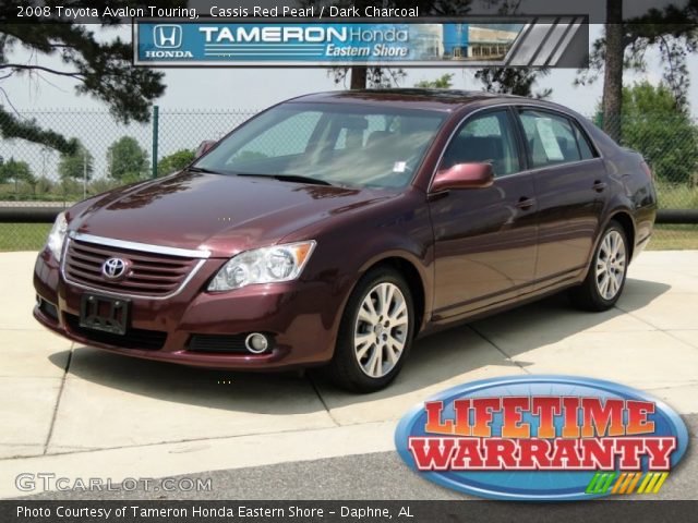 2008 Toyota Avalon Touring in Cassis Red Pearl