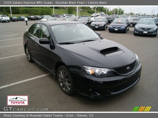 2009 Subaru Impreza WRX Sedan in Obsidian Black Pearl