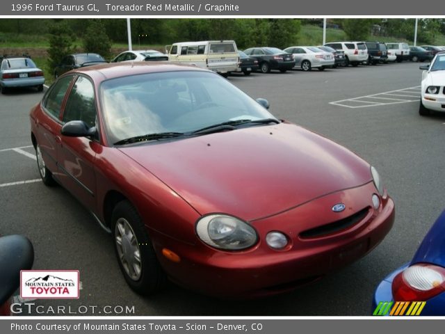 1996 Ford Taurus GL in Toreador Red Metallic